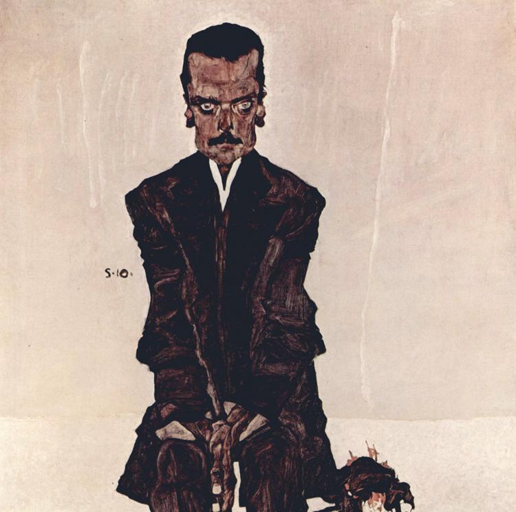 Egon Schiele Portrait of the Publisher Eduard Kosmack (mk12) oil painting image